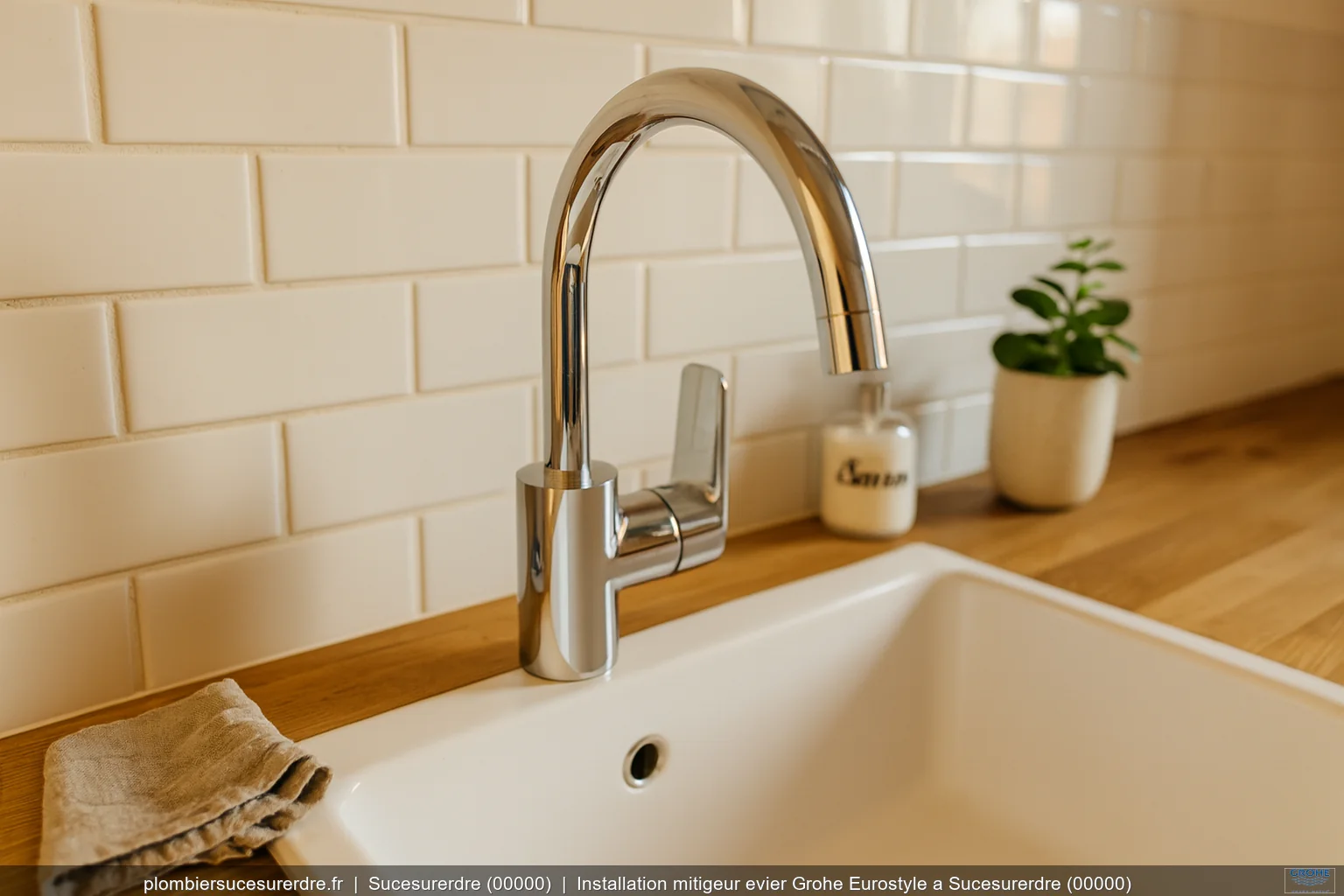 Mitigeur Evier Grohe Sucesurerdre 00000 - Plombier Sucé-sur-Erdre (44240) | plombiersucesurerdre.fr